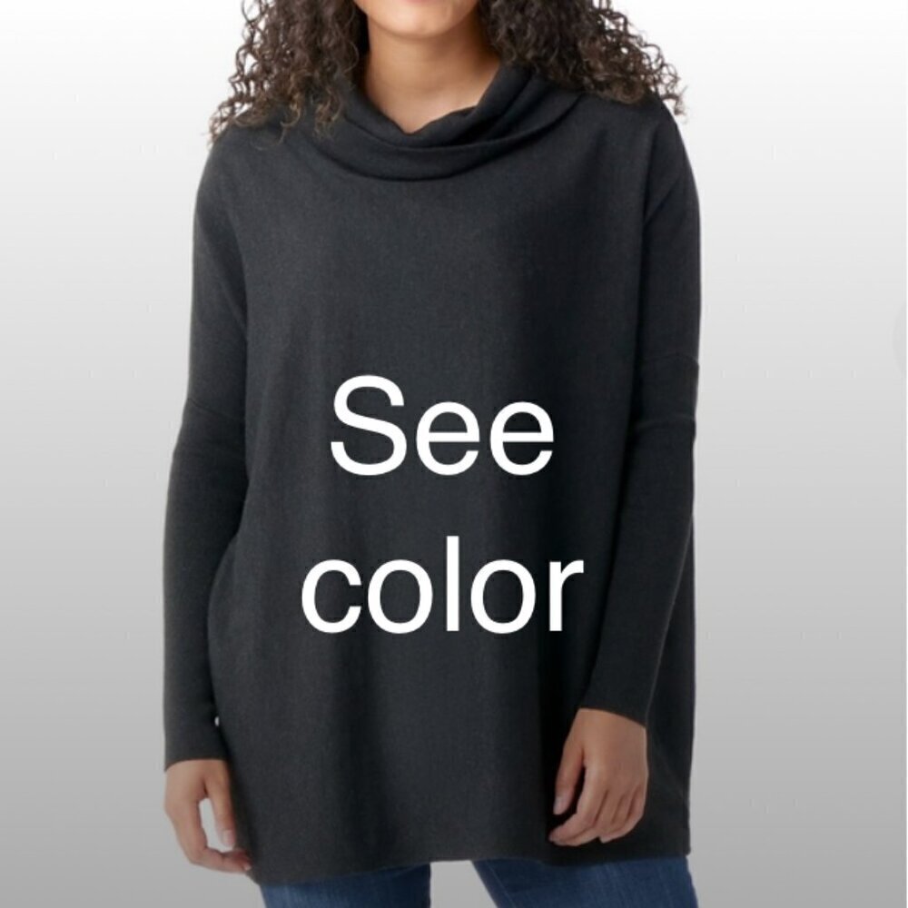 Smartwool Edgewood Poncho Sweater Olive Green Extra Small